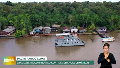 Brasil em Dia - 25/07/24 - Pacto para o clima: Brasil assina compromisso contra mudanças climáticas