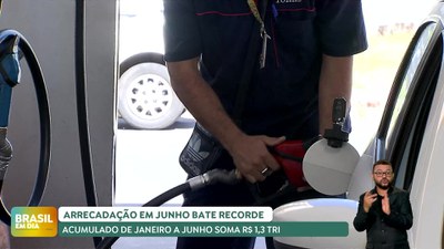 Brasil em Dia - 26/07/24 - Arrecadação em junho bate recorde: acumulado de janeiro a junho soma R$ 1,3 tri