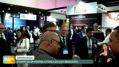 Brasil em Dia – 06/08/24 – Presidente em exercício Geraldo Alckmin participa de congresso do setor siderúrgico