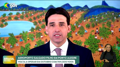 Brasil em Dia – 09/08/24 – Autorizada venda de passagens para o aeroporto Salgado Filho nesta sexta (9)