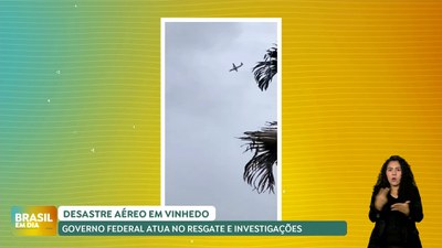 Brasil em Dia – 12/08/24 – Órgãos federais atuam na investigação do desastre aéreo em Vinhedo (SP)