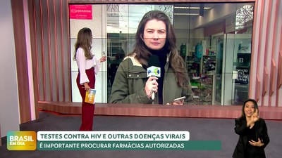 Brasil em Dia – 13/08/24 – Saúde recomenda que teste de HIV e doenças virais seja feito em farmácias autorizadas