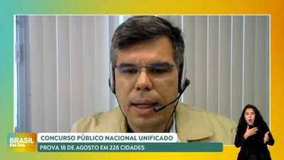 Brasil em Dia – 13/08/24 – Entrevista: coordenador de logística do Concurso Nacional Unificado orienta candidatos na reta final