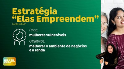 Brasil em Dia – 14/08/24 – Estratégia Elas Empreendem promove inclusão produtiva das mulheres