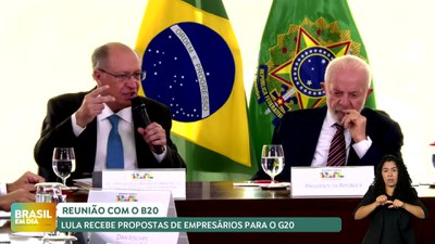 Brasil em Dia – 29/08/24 – Lula recebe propostas de políticas públicas do B20 Brasil