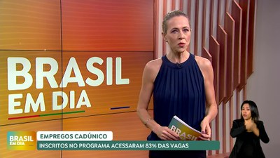 Brasil em Dia - 04/09/24 – Caged: inscritos no CadUnico acessaram 83% das vagas de emprego