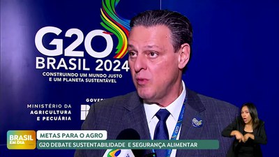 Brasil em Dia - 12/09/24 - Metas para o agro: G20 debate sustentabilidade e segurança alimentar