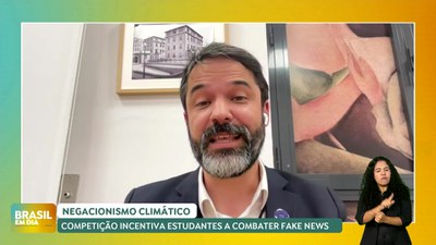 Brasil em Dia - 25/09/24 - Negacionismo climático: Competição incentiva estudantes a combater Fake News