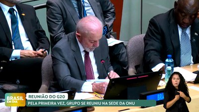Brasil em Dia - 26/09/24 - Reunião do G20: pela primeira vez, grupo se reuniu na sede da ONU