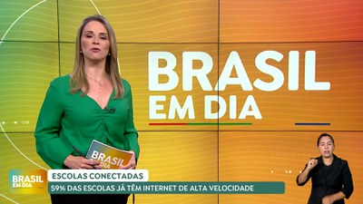 Brasil em Dia - 03/10/2024 - Escolas Conectadas: 59% das escolas já têm internet de alta velocidade