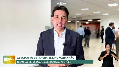 Brasil em Dia - 03/10/2024 - Aeroporto de Imperatriz (MA) contou com investimento de R$ 60 milhões