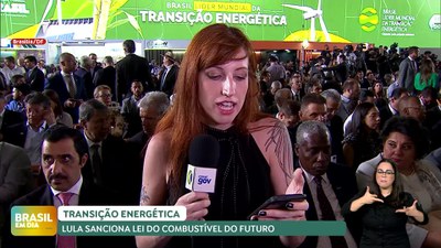 Brasil em Dia – 08/10/24 – Lula sanciona Lei do Combustível do Futuro para a mobilidade sustentável