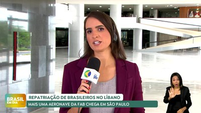 Brasil em Dia – 14/10/24 – Quinto voo de repatriação pousa em SP. Operação soma 1.105 resgatados do Líbano