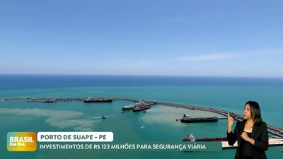 Brasil em Dia – 14/10/24 – Investimento de R$ 123 milhões vai ampliar segurança viária no Porto de Suape