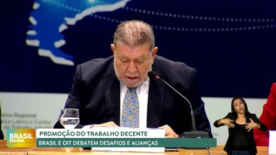 Brasil em Dia - 15/10/24 – Brasil e OIT debatem desafios e alianças sobre trabalho decente