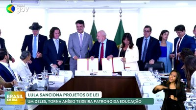 Brasil em Dia – 16/10/24 – Lula sanciona lei que torna Anísio Teixeira patrono da escola pública