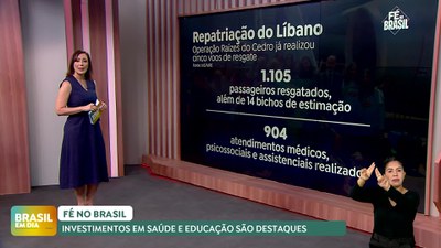 Brasil em Dia - 18/10/24 – Fé no Brasil: transporte escolar, saúde pública e repatriação do Líbano