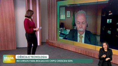 Brasil em Dia - 29/10/2024 - Entrevista: CNPq anuncia novo edital de bolsas de pesquisa