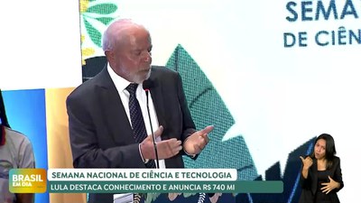 Brasil em Dia – 06/11/24 –  Lula participa de anúncio de R$ 740 milhões na Semana Nacional de Ciência e Tecnologia