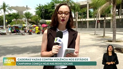 Brasil em Dia – 07/11/27 – Campanha Cadeiras Vazias contra violência nos estádios é reforçada nas redes sociais