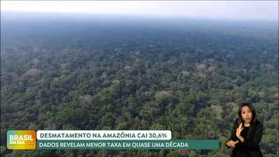 Brasil em Dia – 07/11/27 - Desmatamento cai 30,6% na Amazônia e 25,8% no Cerrado em 2024