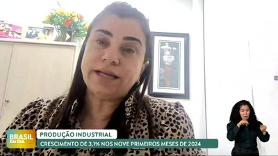 Brasil em Dia - 15/11/2024 - Produção industrial apresenta crescimento de 3,1% nos nove primeiros meses do ano