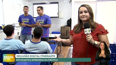 Brasil em Dia – 21/11/24 – Carreta Digital itinerante leva formação em tecnologia para jovens