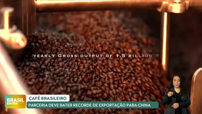 Brasil em Dia – 20/11/24 – Parceria deve bater recorde de exportação do café brasileiro para a China