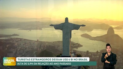 Brasil em Dia – 26/11/24 - Turistas estrangeiros deixaram no Brasil R$ 6 bi, maior valor desde 1995