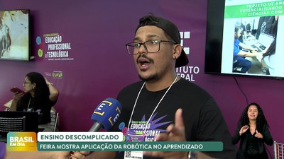 Brasil em Dia – 28/11/24 – Projetos de robótica estão presentes na Semana de Educação Profissional de Tecnológica