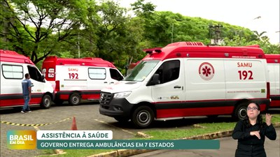 Brasil em Dia – 04/12/24 – Governo Federal entrega ambulâncias em 7 estados