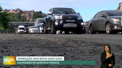 Brasil em Dia – 03/01/25 – Operação Ano Novo 2024/2025: cai número de mortos e feridos nas estradas