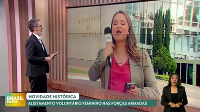 Brasil em Dia – 03/01/25 – Abertas inscrições para alistamento militar feminino voluntário