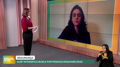 Brasil em Dia – 06/01/25 – Entrevista: ações de busca a pessoas desaparecidas são intensificadas