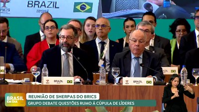 Brasil em Dia - 26/2/2025 - Presidente Lula participa da sessão de abertura do encontro de Sherpas dos Brics