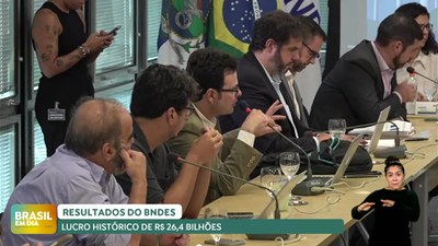 Brasil em Dia - 26/2/2025 - BNDES tem lucro histórico de mais de R$ 26 bilhões em 2024