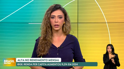 Brasil em Dia - 6/3/2025 - IBGE revela crescimento de mais de 9% no rendimento mensal por morador de um mesmo domicílio em 2024
