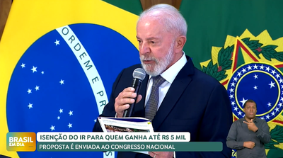 Brasil em Dia - 19/3/2025 - Proposta de isenção do IR para quem ganha até R$ 5 mil é enviada ao Congresso