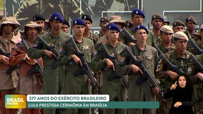 Brasil em Dia - 17/4/2025 - Presidente Lula participa de cerimônia do Dia do Exército