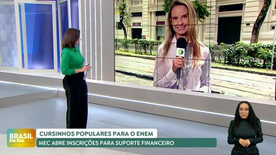 Brasil em Dia - 22/4/2025 - Cursinhos populares para o Enem podem receber apoio técnico e financeiro do governo