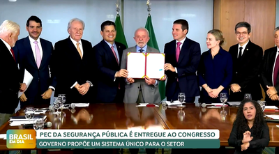 Brasil em Dia - 24/4/2025 - Presidente Lula entrega ao Congresso PEC da Segurança Pública