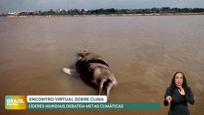 Brasil em Dia - 24/4/2025 - Líderes mundiais debatem metas em encontro virtual sobre clima