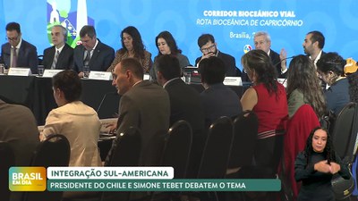 Brasil em Dia - 24/4/2025 - No Brasil, presidente do Chile debate Rotas de Integração Sul-Americana