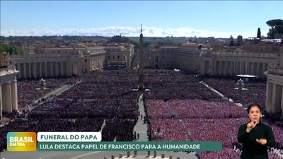 Brasil em Dia - 28/4/2025 - Presidente Lula presta última homenagem ao Papa Francisco