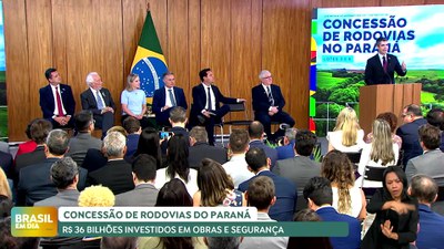 Brasil em Dia - 29/4/2025 -  Rodovias do Paraná vão ter R$ 36 bilhões em investimentos para fortalecer logística do estado