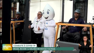 Brasil em Dia - 2/5/2025 - Brasil recebeu lote atualizado de 1,3 milhão de vacinas contra covid-19