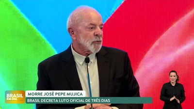 Brasil em Dia - 14/5/2025 - Lula lamenta a morte do ex-presidente do Uruguai Pepe Mujica