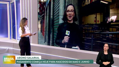 Brasil em Dia - 15/5/2025 - Trabalhadores nascidos em maio e junho começam a receber o Abono Salarial