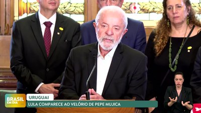 Brasil em Dia - 16/5/2025 - Adeus à Mujica: presidente Lula se despede do ex-presidente do Uruguai em Montevidéu