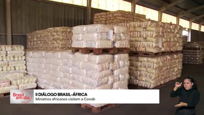 Brasil em Dia - 21/5/2025 - Ministros africanos visitam a Conab